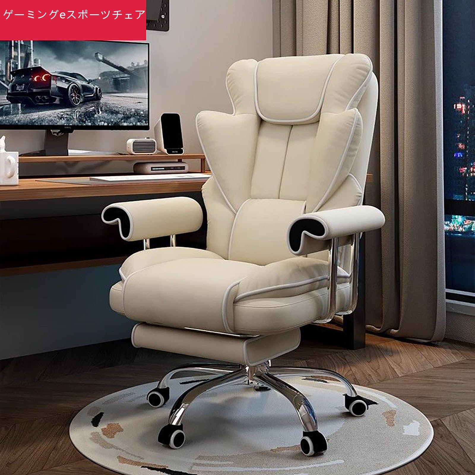 ゲーミングチェア･オフィスチェア 楽天市場】ゲーミングチェア オフィスチェア パソコンチェア レザー