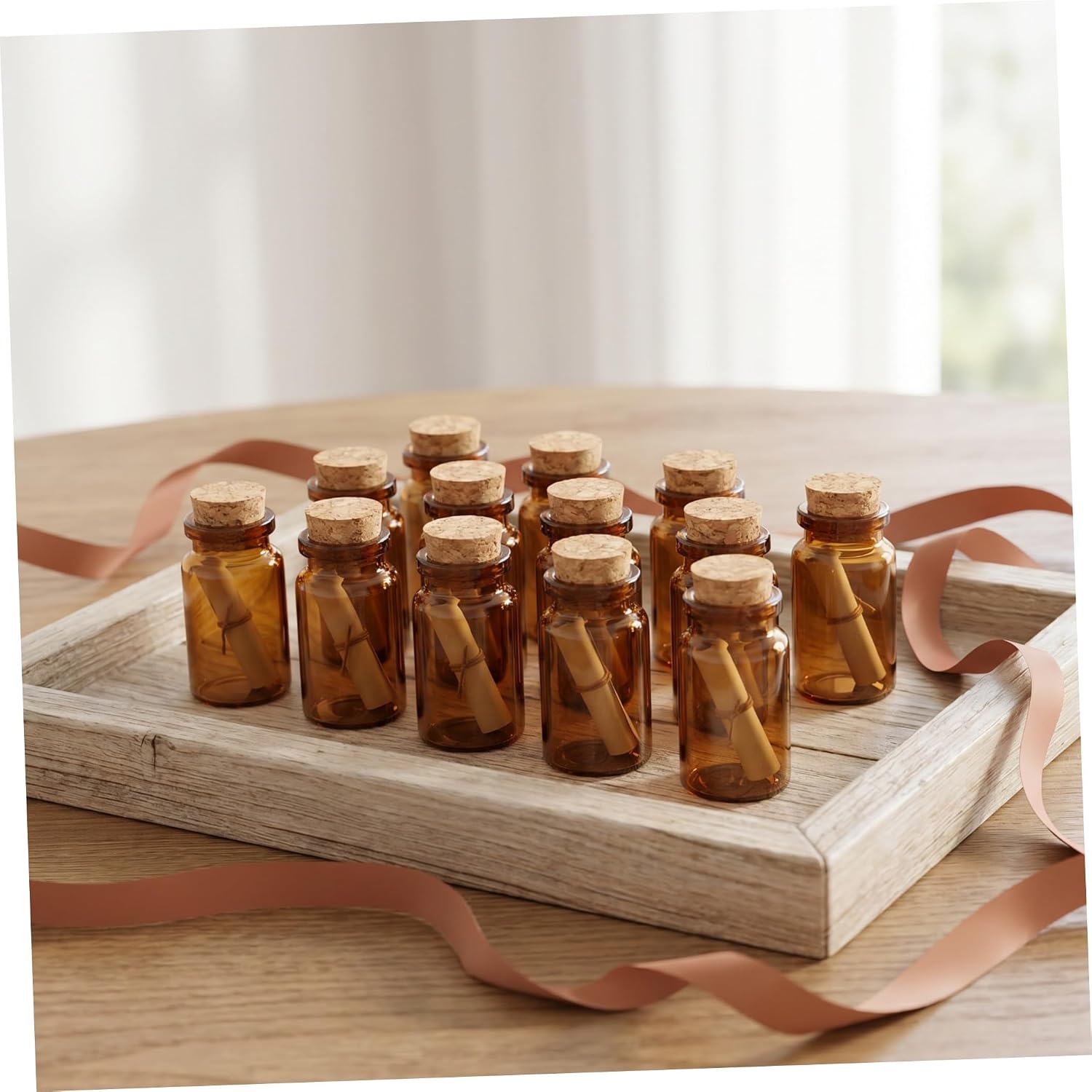 GALPADA 100pcs Tapered Wooden Cork Stoppers for Perfume and Potion Bottles Reusable Leakproof Bottle Cork Seal with Smooth Surface and Kitchen Storage