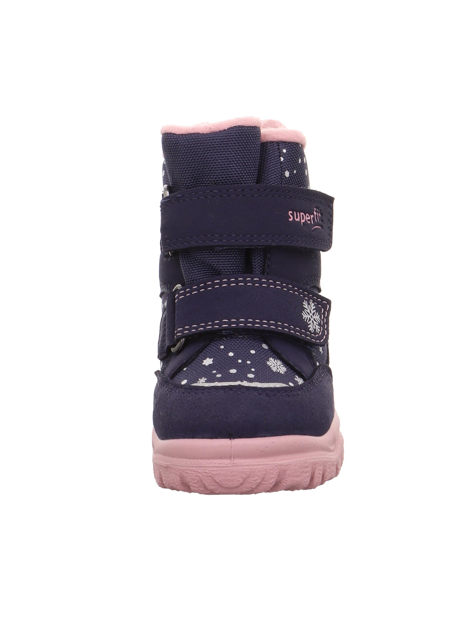 Superfit Mädchen Husky1 Gore-tex 1-006045 Stiefel, Blau Rosa 8020, 27 EU – Ansicht 2