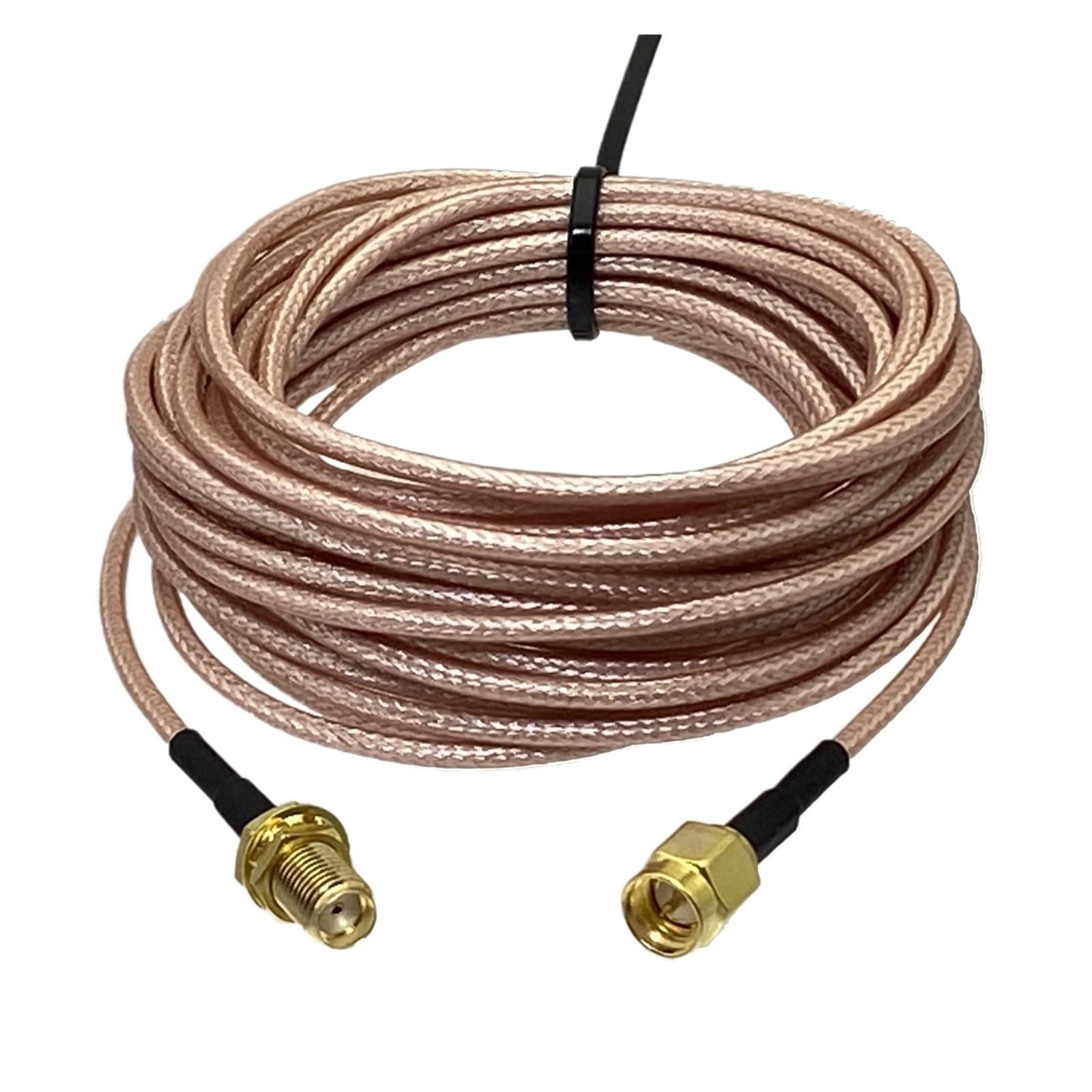 1 Pz RG316 SMA Spina Maschio A Femmina Martinetti Paratia Connettore RF Coassiale Jumper Cavo A Treccia for Antenna Radio 4 pollici ~ 20 M(20M)