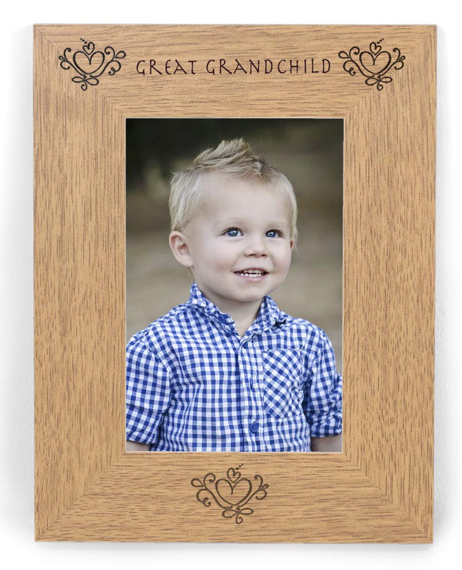 Chris Bag Of Goodies Brown Great Grandchild 6X4 Photo Picture Frame Birthday Mothers Fathers Day For Grandad Grandmother Grandparents Nan Nanny Gramps Gran Presents