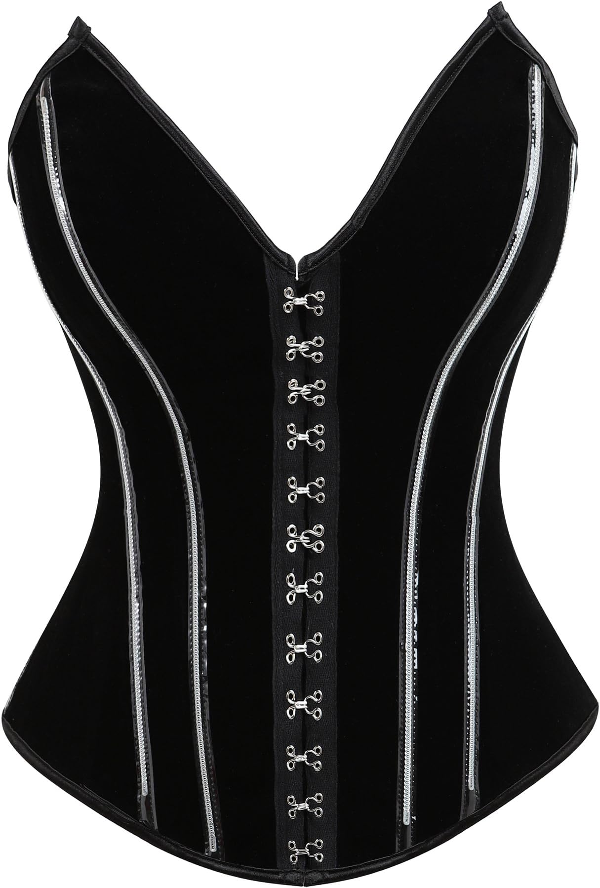 Women's Steampunk Gothic Waist Training Corset Steel Boned Shapewear Bustier Top