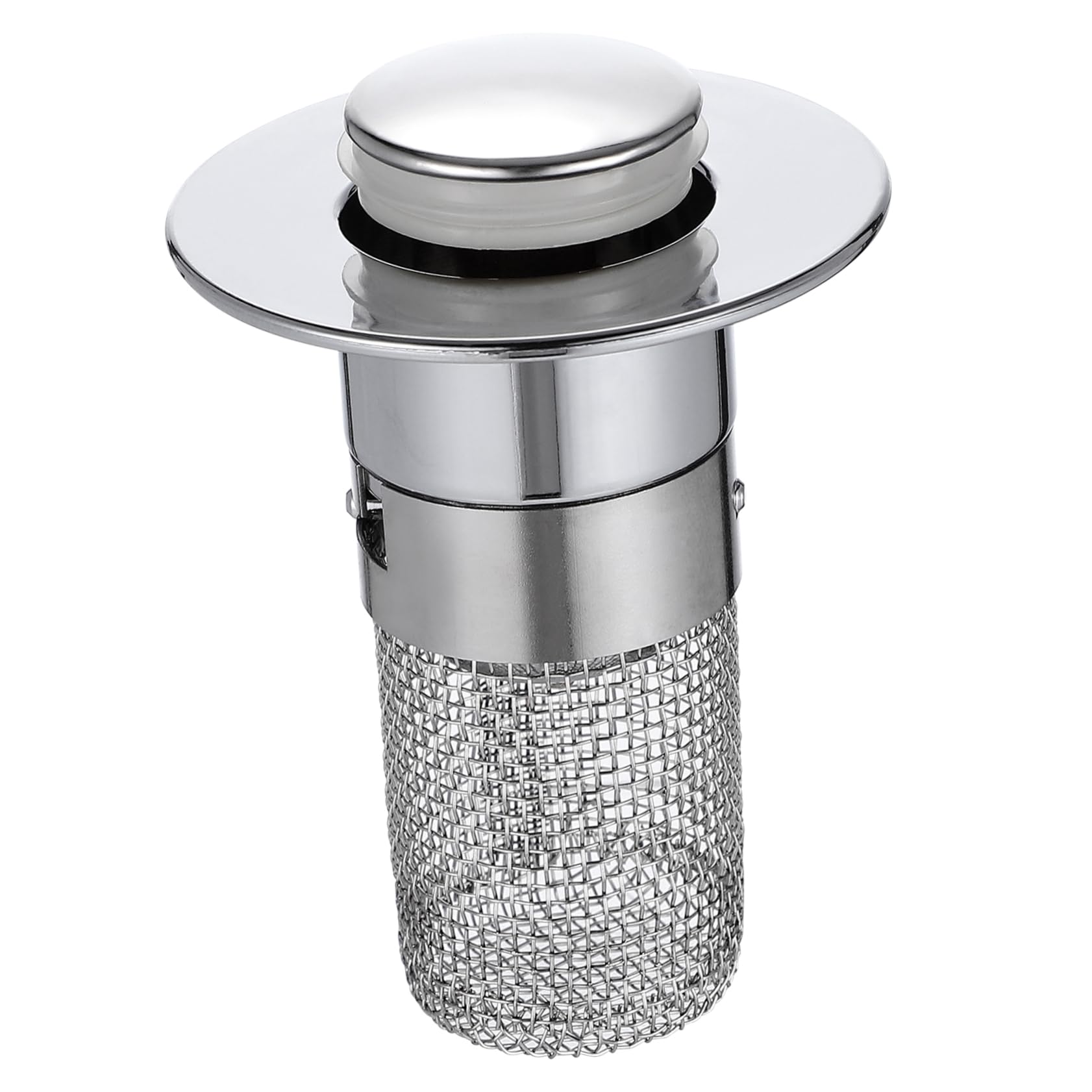 COLLBATH Tapón De Desagüe para Lavabo Núcleo De Rebote Tipo Empuje Tapón De Lavabo De Filtro De Desagüe Adecuado para Baño y Cocina