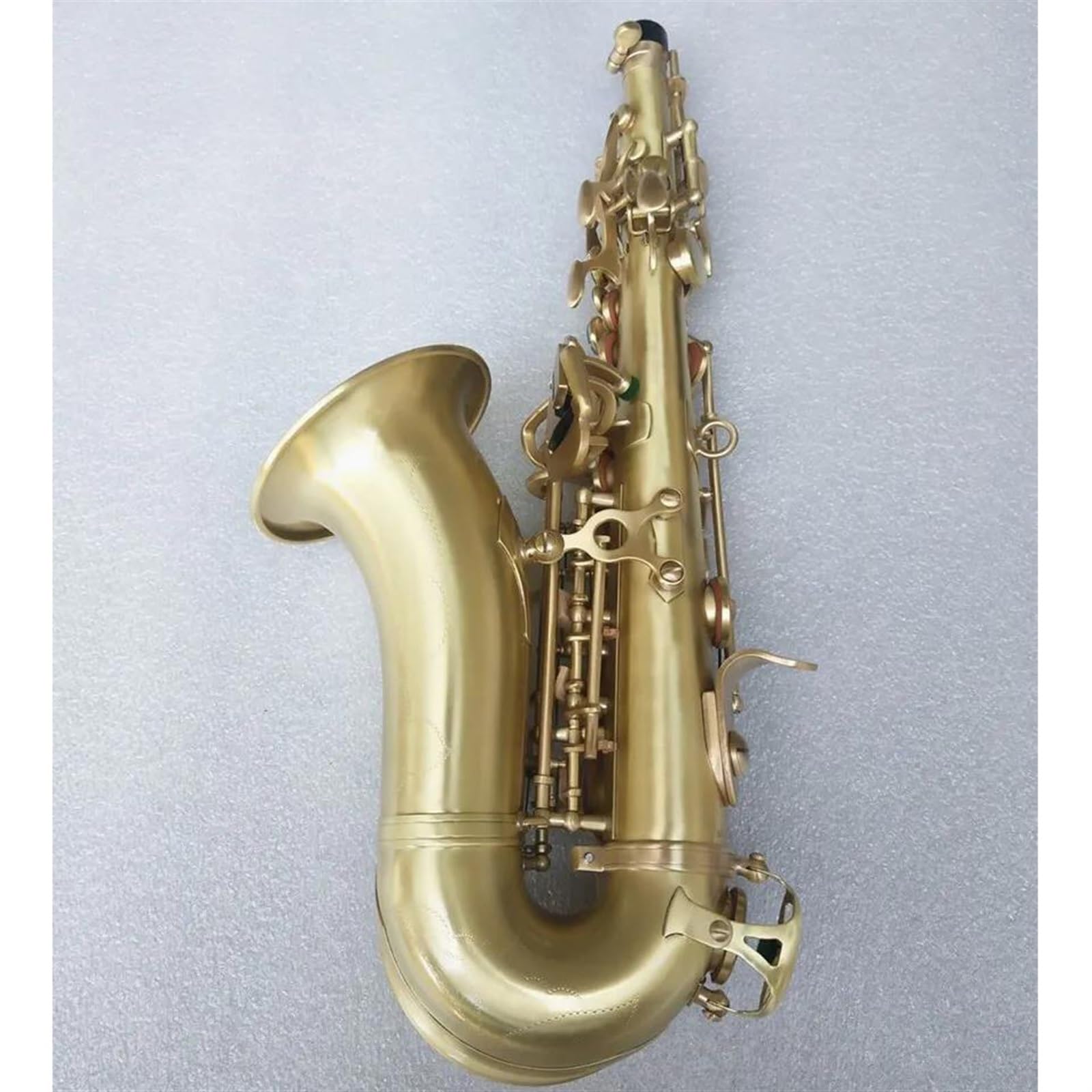 Saksofon Zabytkowy Instrument Saksofon Sopranowy Mosiężny Profesjonalny Ustnik