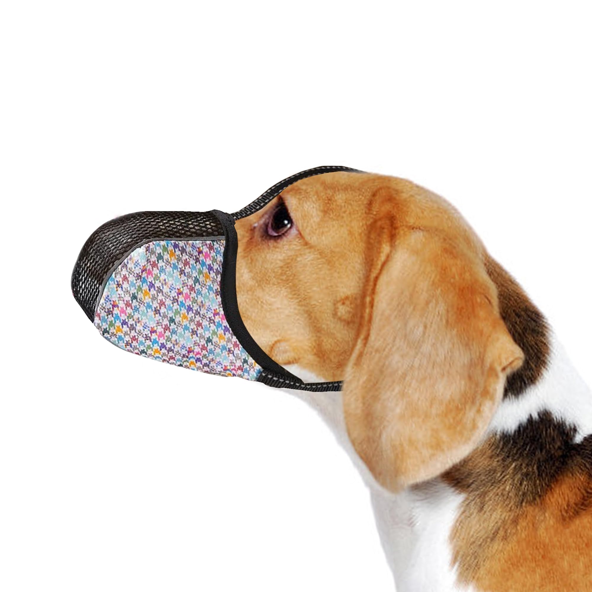 Dog Muzzle Medium Sized Dogs Anti Bite Bark Soft Air Mesh Muzzles