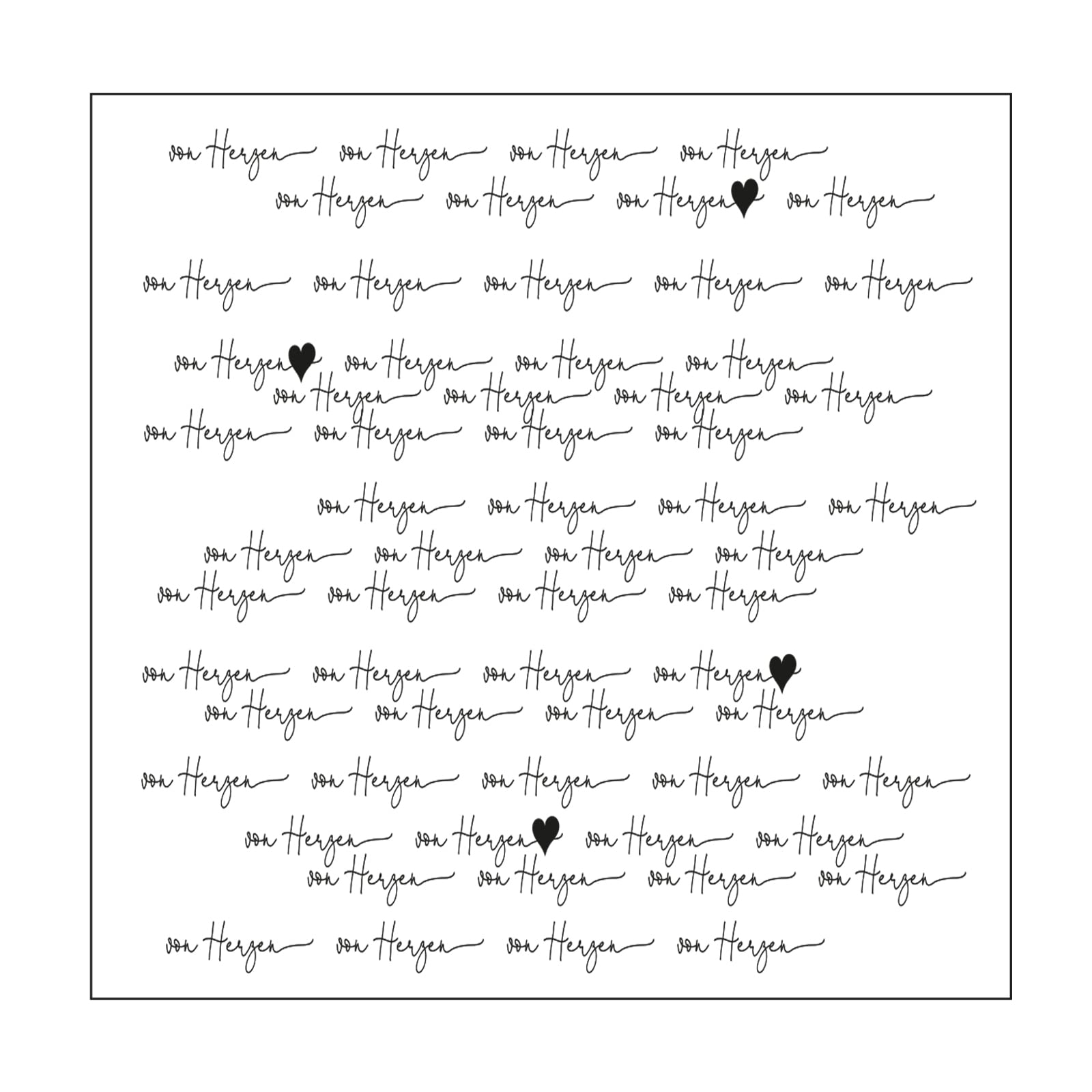 Vaessen Creative Embossing Folder, Transparent, 15 x 15 cm
