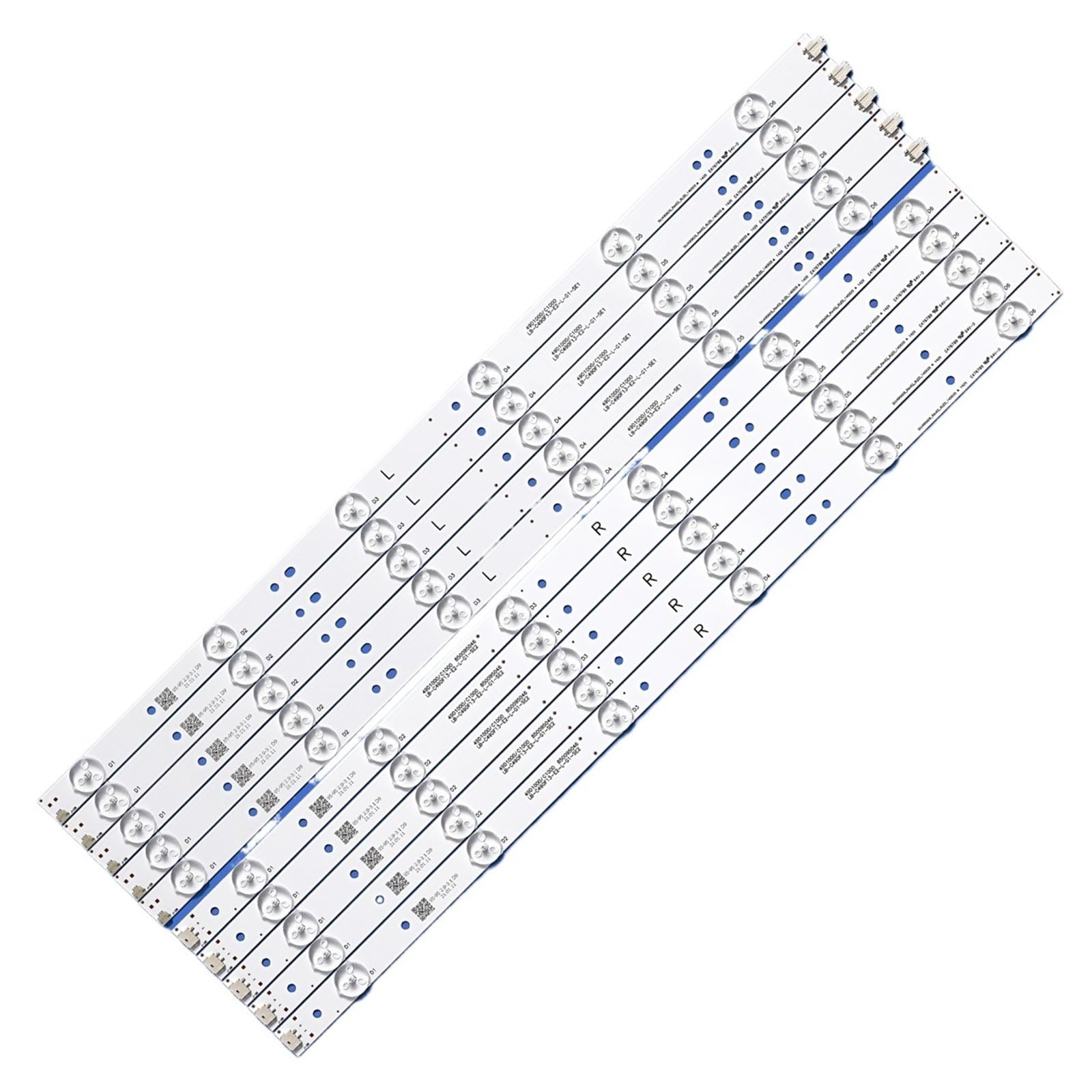 TV LED LED49C1000N LED49C1080N 49D1000 49C1000 49C2000 LB49002 V LB-C490F14-E1-L Striscia di Retroilluminazione 10pz