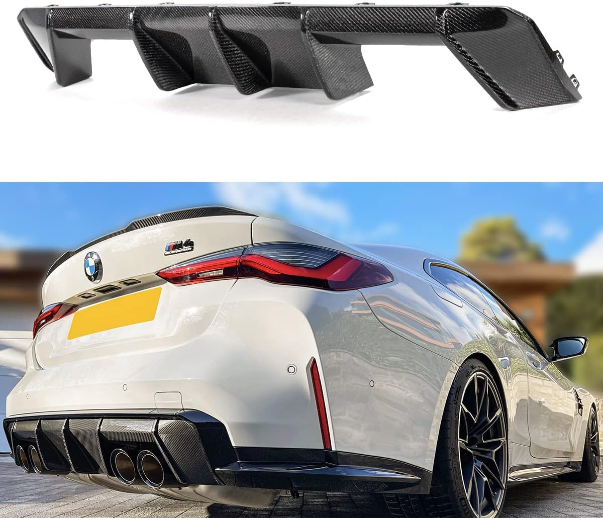 Cuztom Tuning MP Style Carbon Fiber Rear Bumper Diffuser for BMW G80 M3 / G82 G83 M4