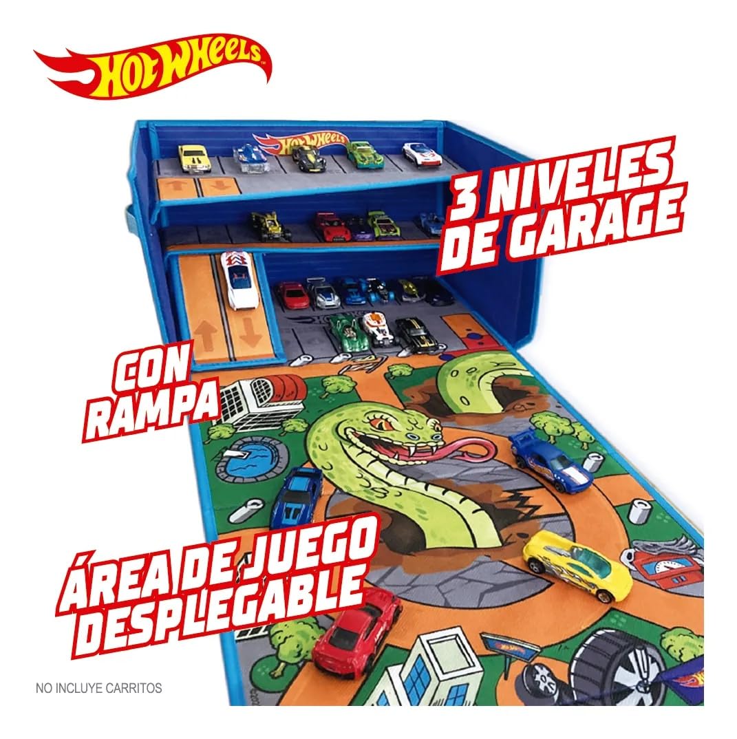 Hot Wheels Flex Cube playmat Garage Storage