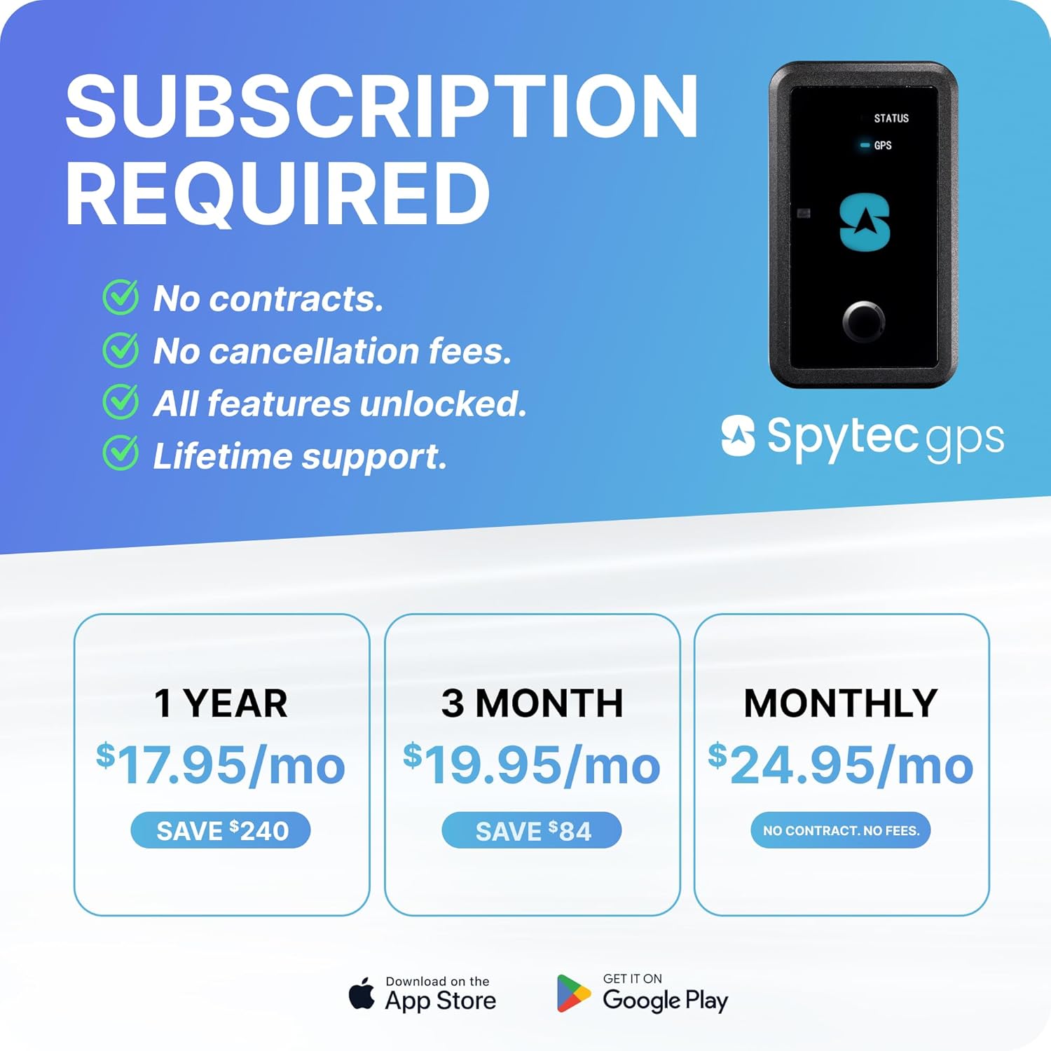 Spy Tec Atlas XL GPS Tracker w/Magnetic Mount | 12-Month Battery for Long-Term Tracking | Hidden Weatherproof GPS Tracker for Vehicles, Cars, Trailers, RV, Boats, Asset Tracking | Subscription Needed - Image 4