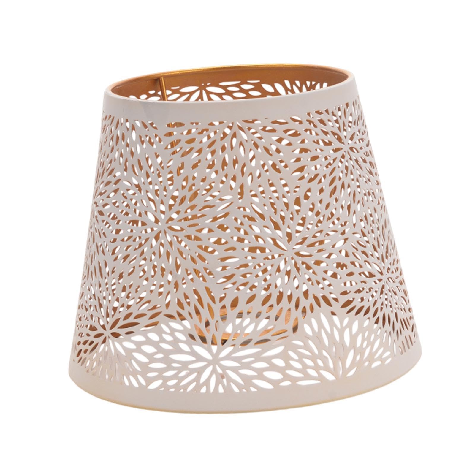 mophrati Metal Lamp Shade Transform Space Stylish Moon, White, 19x15cm
