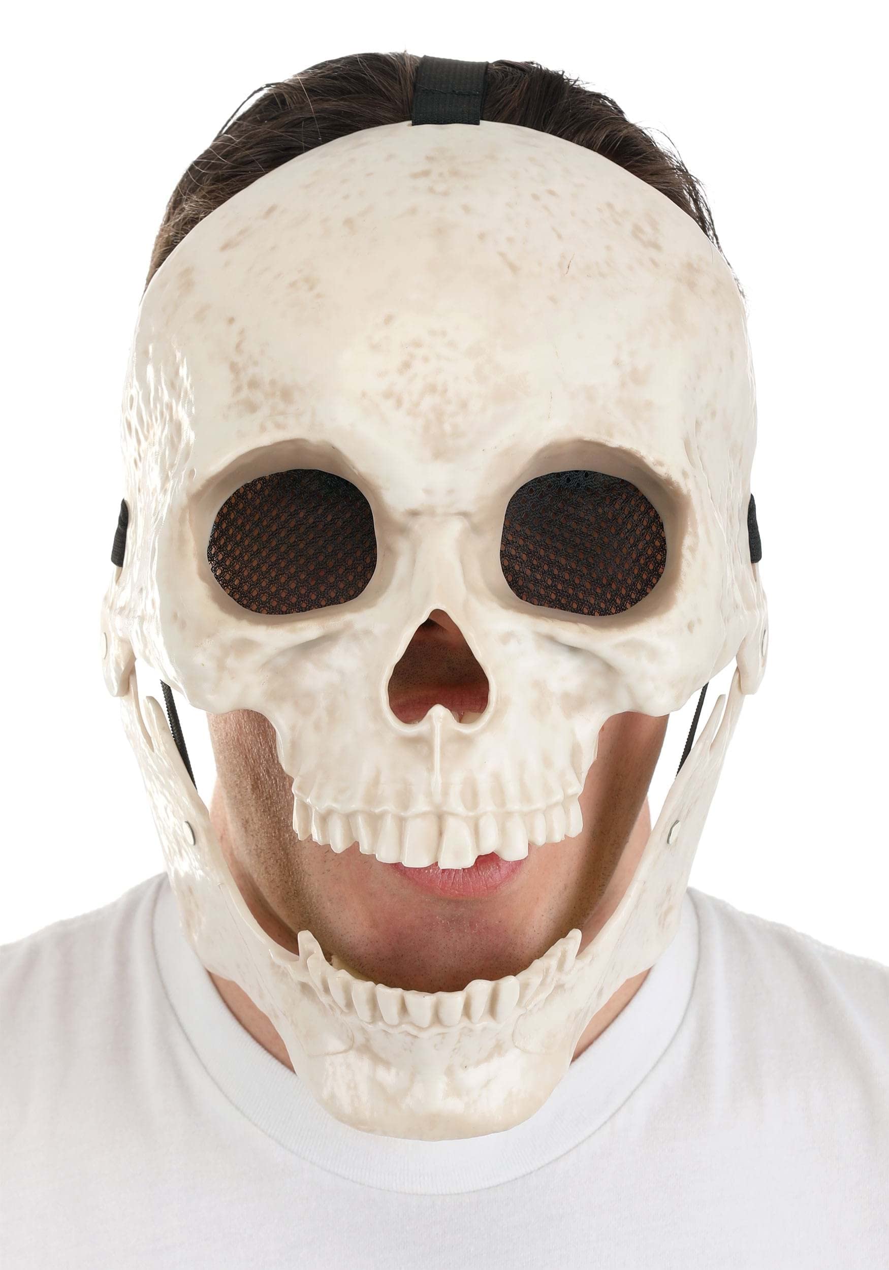 Amazon.com: Fun Costumes Shining Skull Mouth Mover Mask Standard