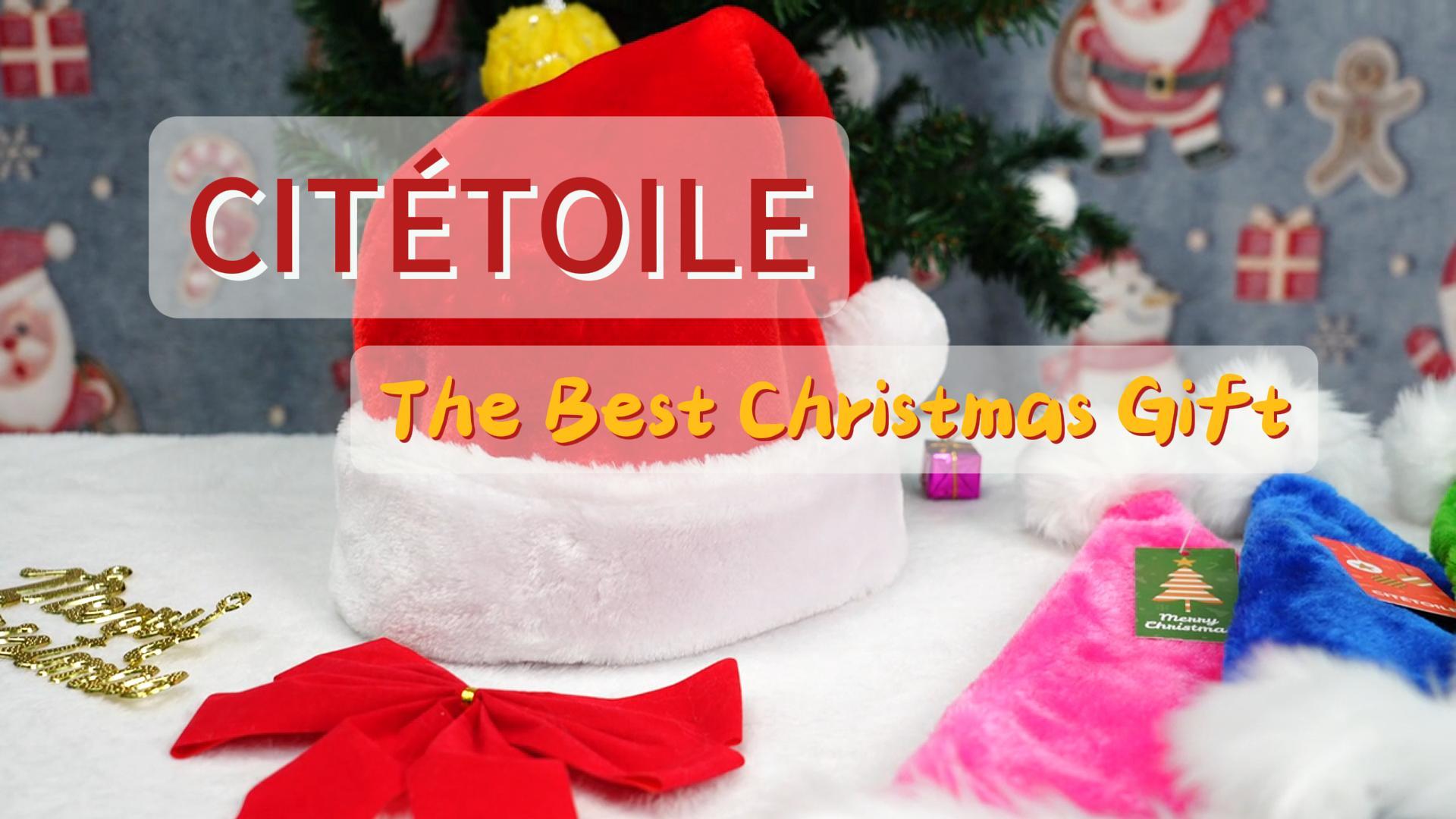 MULEVIP Lot de 30 bonnets de Noël - Doux et confortables - Pour adultes - 30 x 40 cm MULEVIP Lot de 30 bonnets de Noël - Doux et confortables - Pour adultes - 30 x 40 cm