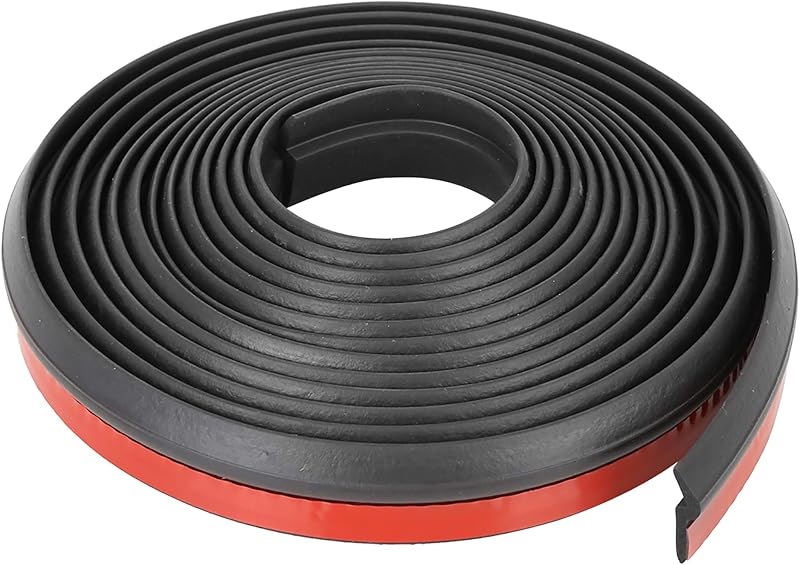 Fita de vedação automotiva de borracha em formato Z X AUTOHAUX 4 m x 2,3 cm – Preta