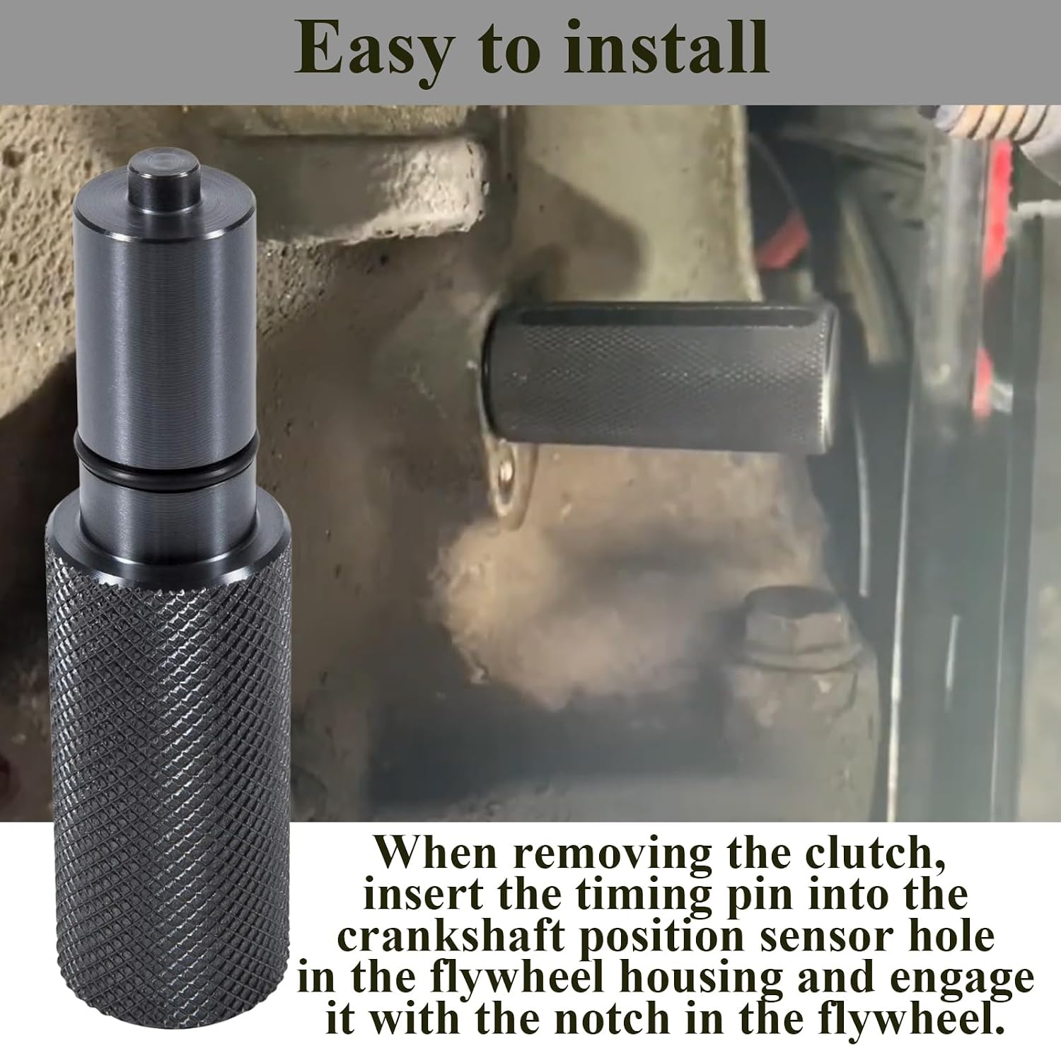 TDC Locating Pin Camshaft Locking Timing Pin Alternative to W470589001500 Fits for Detroit Diesel DD13, DD15, DD16