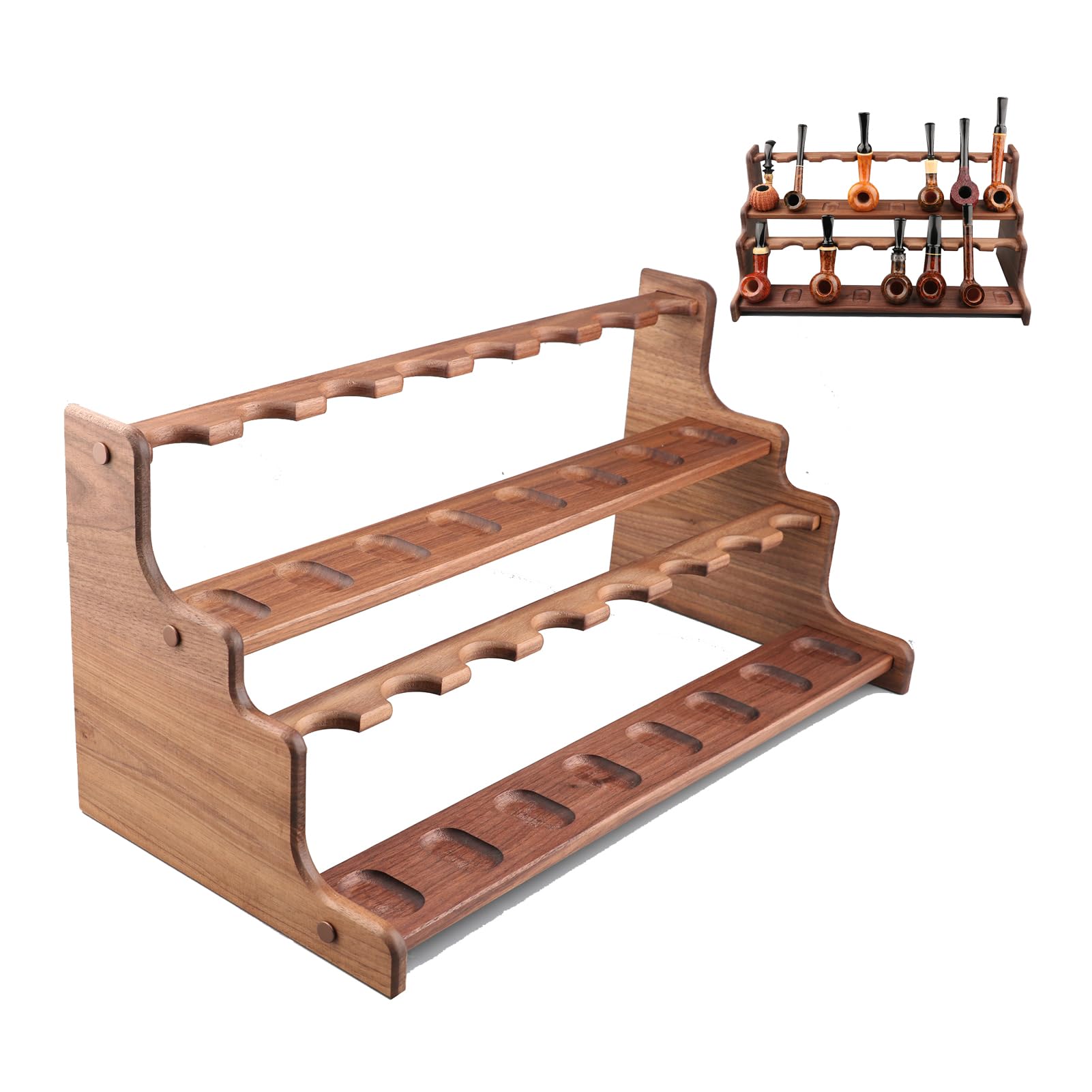 Range pipes à tabac grand format en bois résistant pour protéger vos foyers