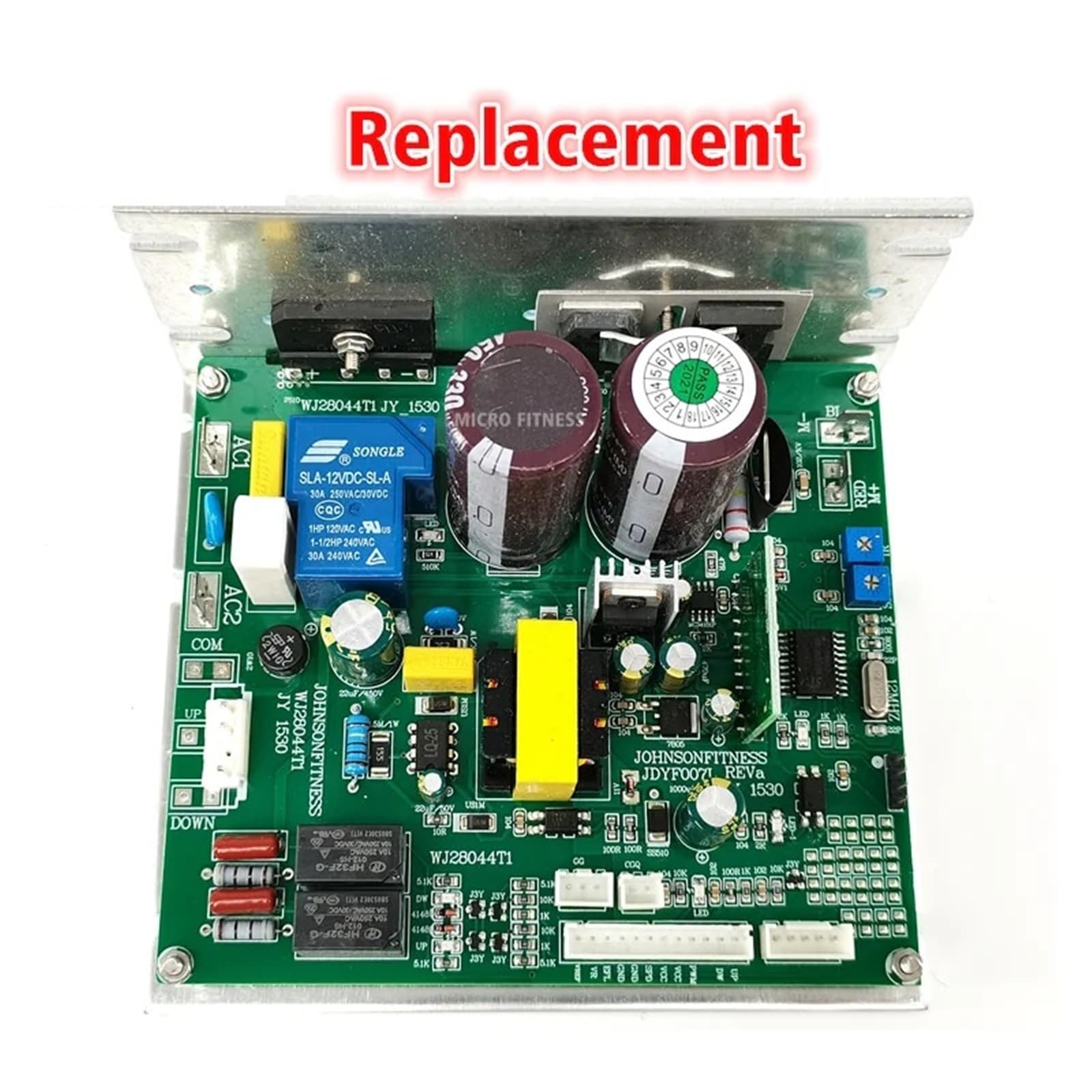 Controlador de cinta correr JDYF07L WJ28044T1. Compatible con la placa control velocidad JOHNSON FITNESS (placa circuito, controladora, MCB)