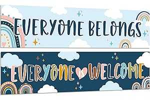 Boho Rainbow Classroom Decorations Welcome Banner