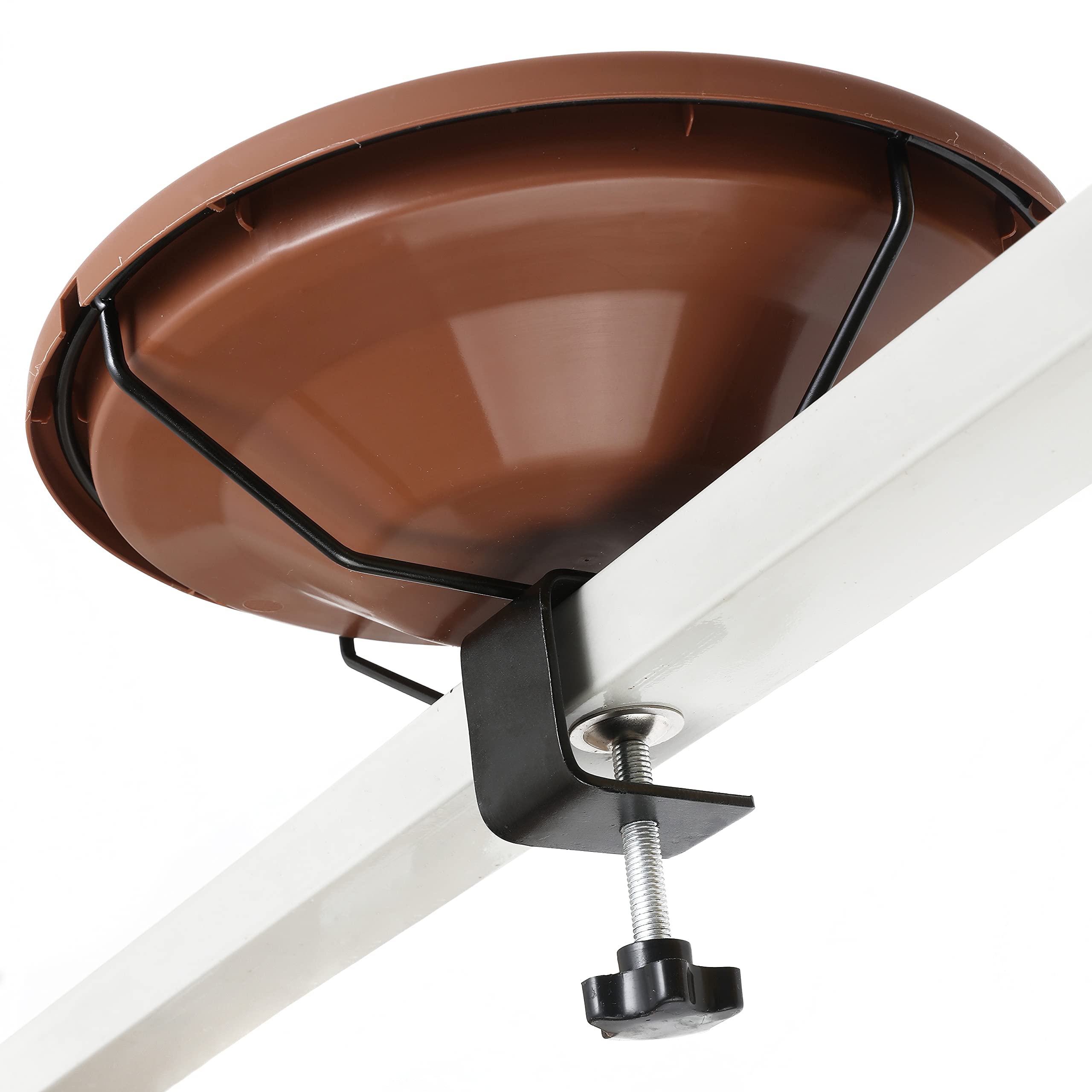 Abbeveratoio per Uccelli, Bagno per Uccelli, Stand Staccabile Alimentatore di Uccelli, Ideale per Giardino, Terrazza, Recinzione, Ringhiere