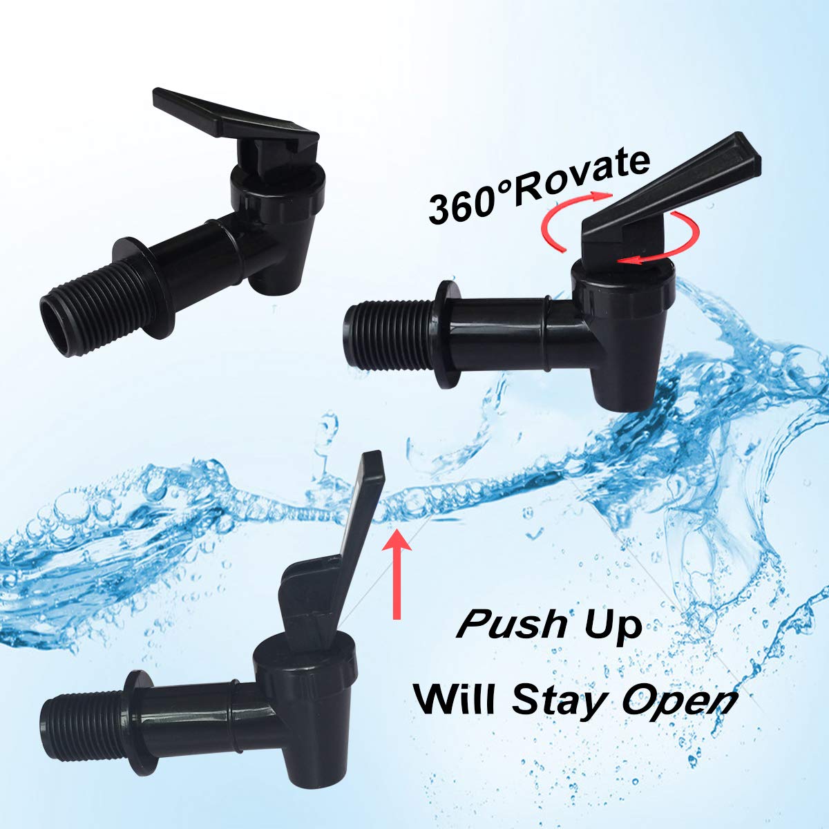 Brita Ultramax Replacement Parts BPA-Free Replacement Cooler Faucet, 2 ...