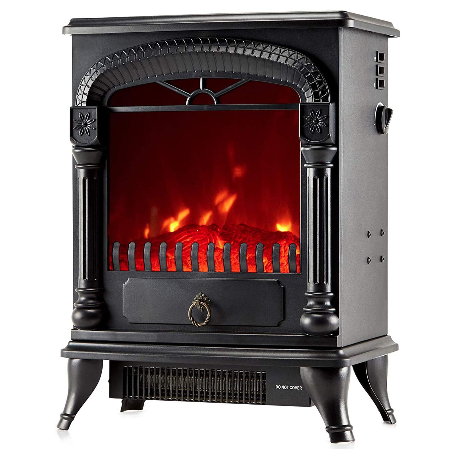 Buy TLYA Electric Fireplace Stove Heater with Log Wood Burner Effect