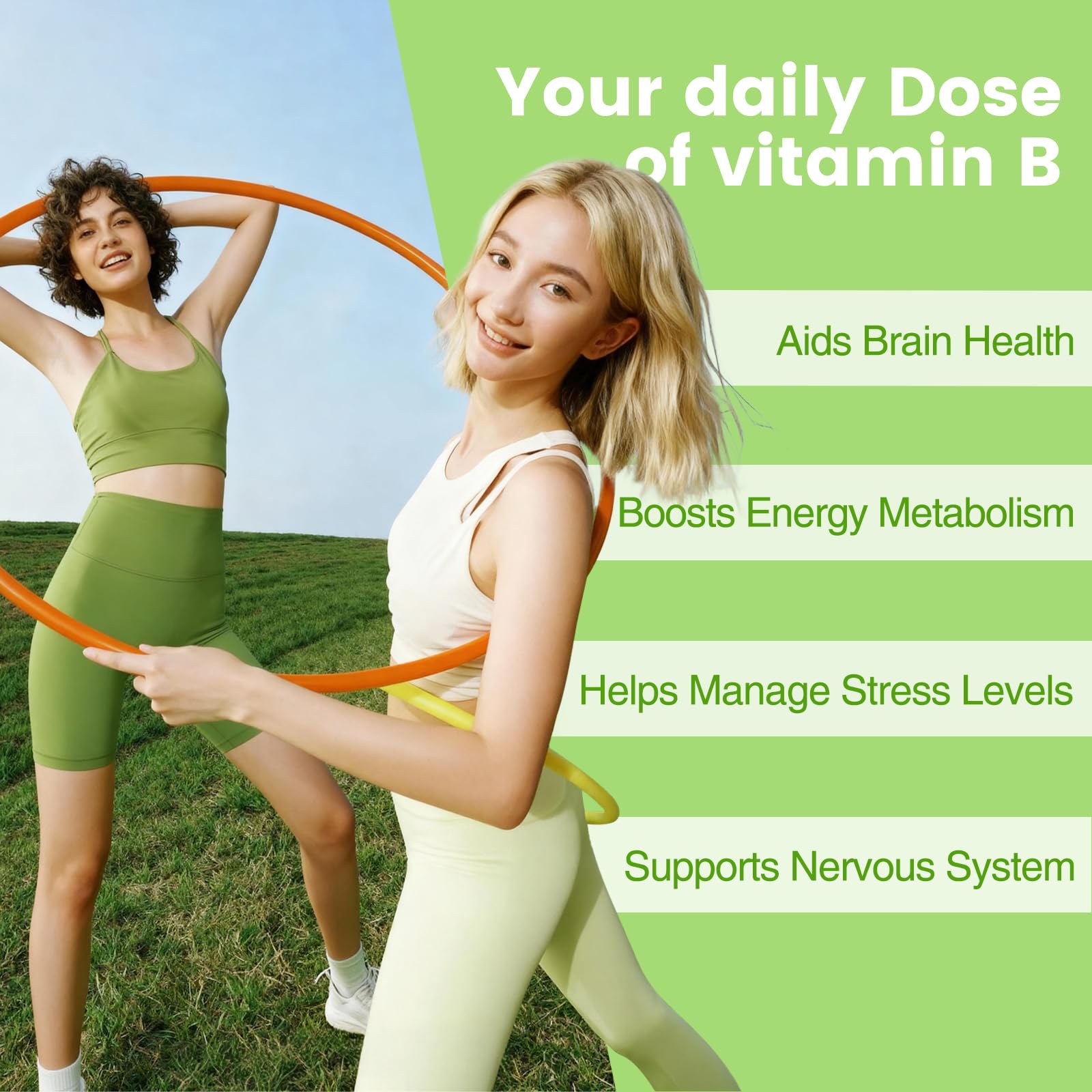 Nature's Key Vitamin B-Complex Gummies for Women & Men - Vitamin B1, B2, B3, B5, B6, B7, B9, B12 Supplements for Immune & Cellular Energy Support, Orange Flavor, 60 Count (30 Days Supply) — Amazon image 3