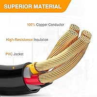 Vista 8 de Nilight - 50033R Adaptador de enchufe RV de 18 pulgadas, 50 amperios a 30 amperios, adaptador eléctrico de Dogbone de alta resistencia con mango