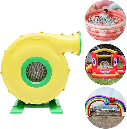 Miniatura 7 de Bounce House - Soplador de aire inflable, soplador comercial inflable de casa de rebote, ventilador de bomba de aire de 450 W 0.6 HP, soplador de