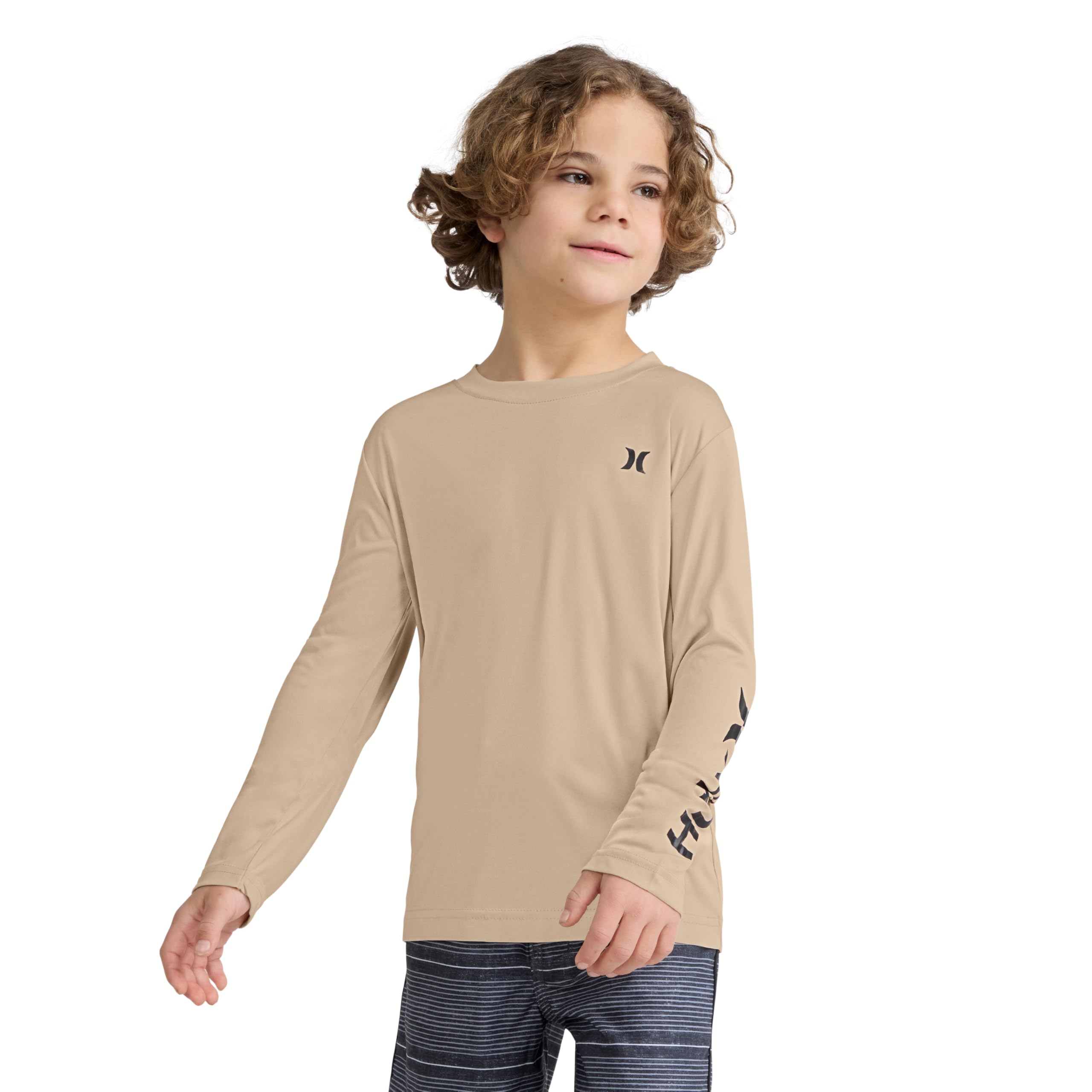 Hurley Jungen Hrlb Icon Heather UPF L/S Top Rash Guard Shirt
