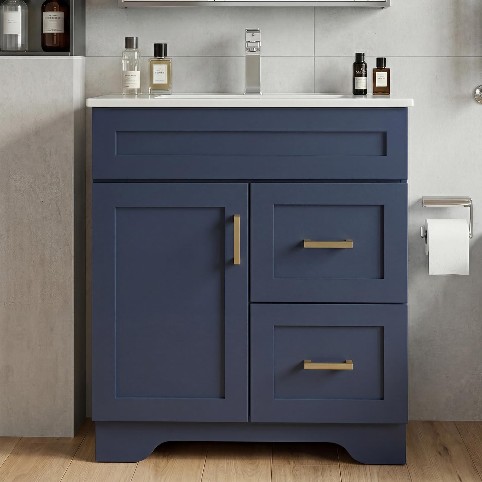 30 Inch Modern Shaker Bathroom Sink Cabinet