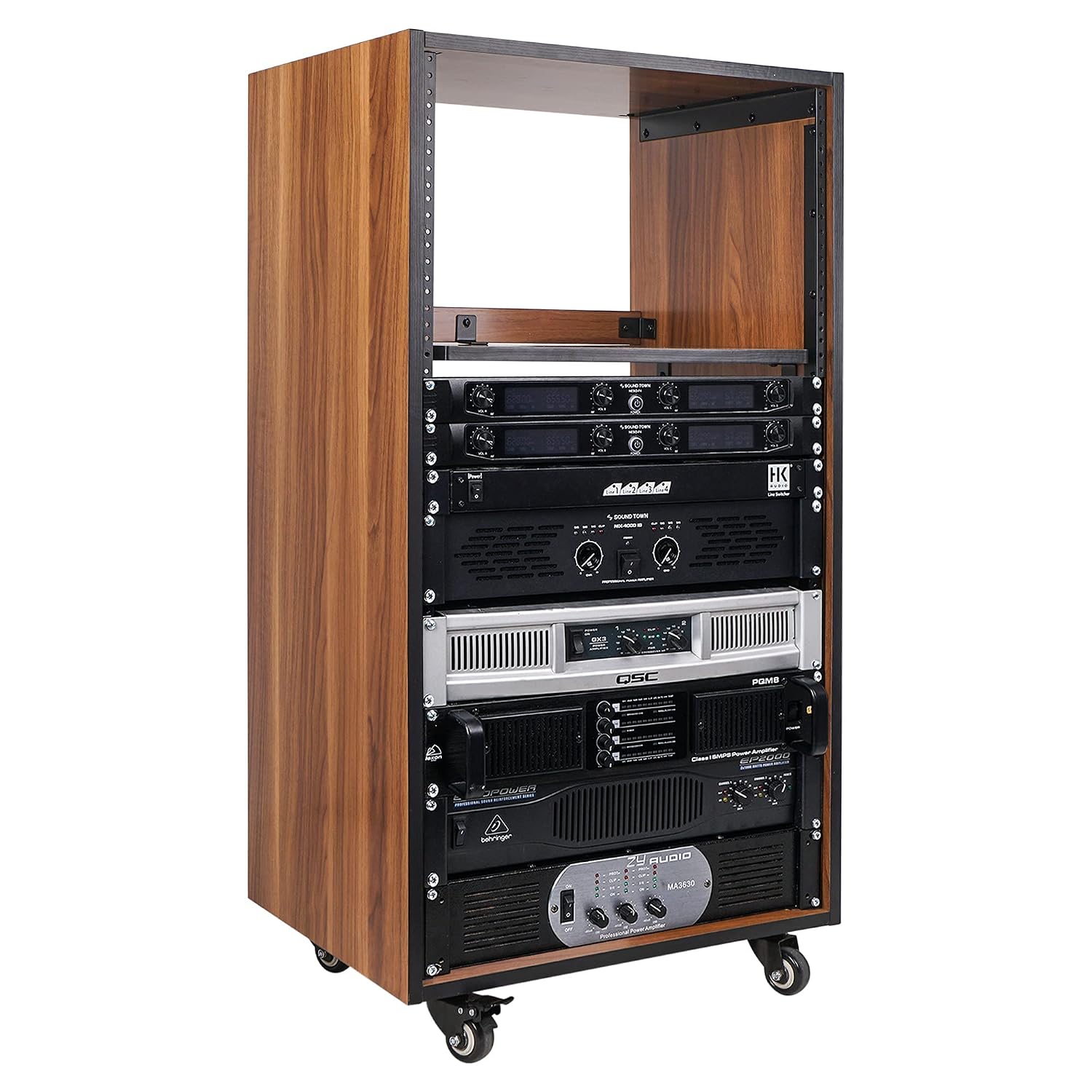 Sound Town SDRK DIY Series Studio Racks (20U w/Casters) - Review, Price and Buying Guide