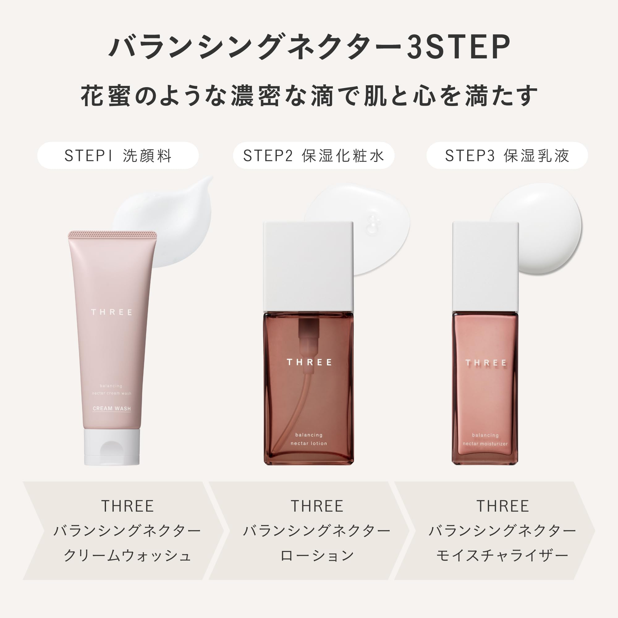 Amazon | THREE(スリー) [ギフトセット/洗顔料/化粧水/乳液