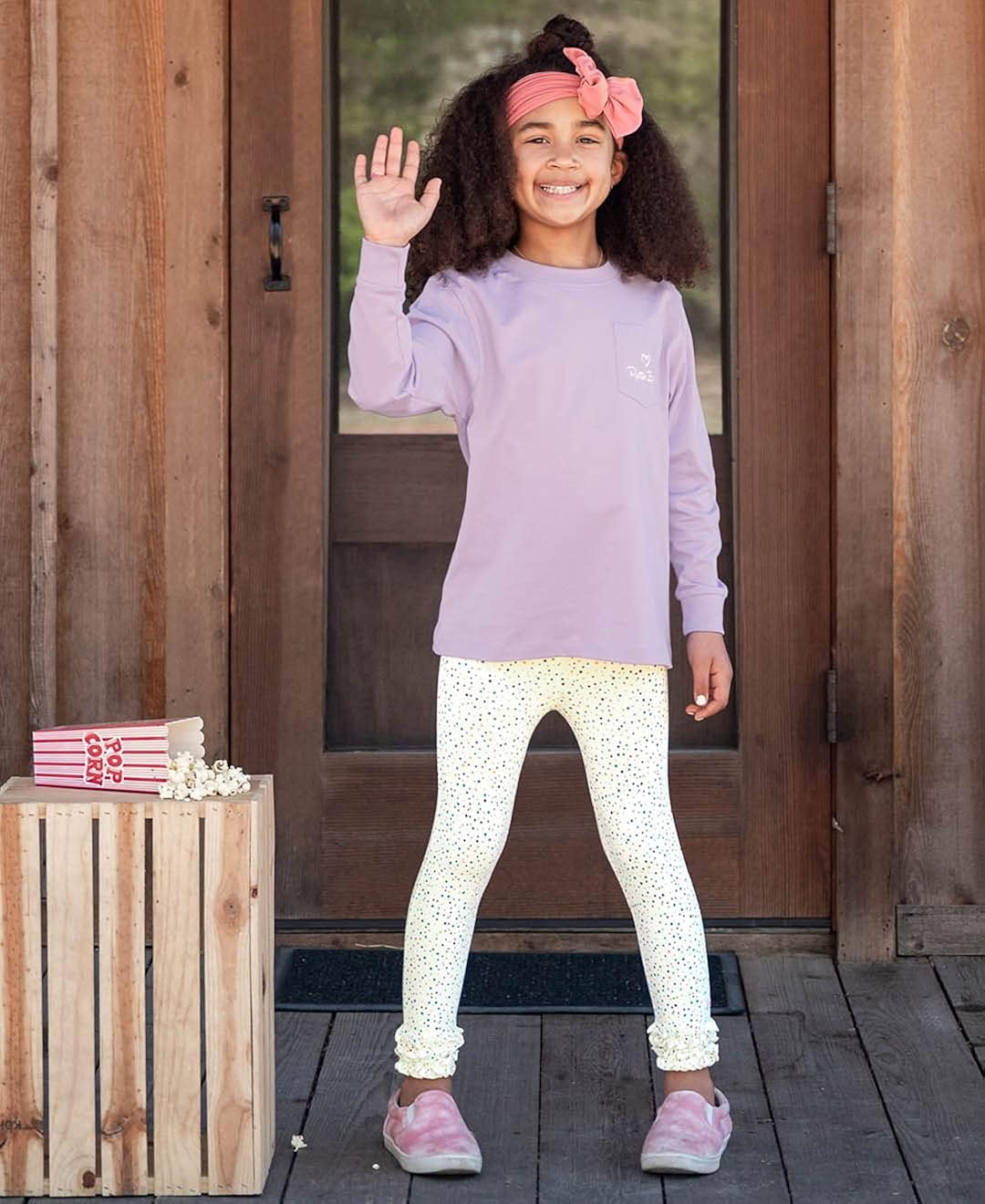 RuffleButts Baby/Toddler Girls Soft Knit Ankle Length Ruffle Leggings : Clothing, Shoes & Jewelry