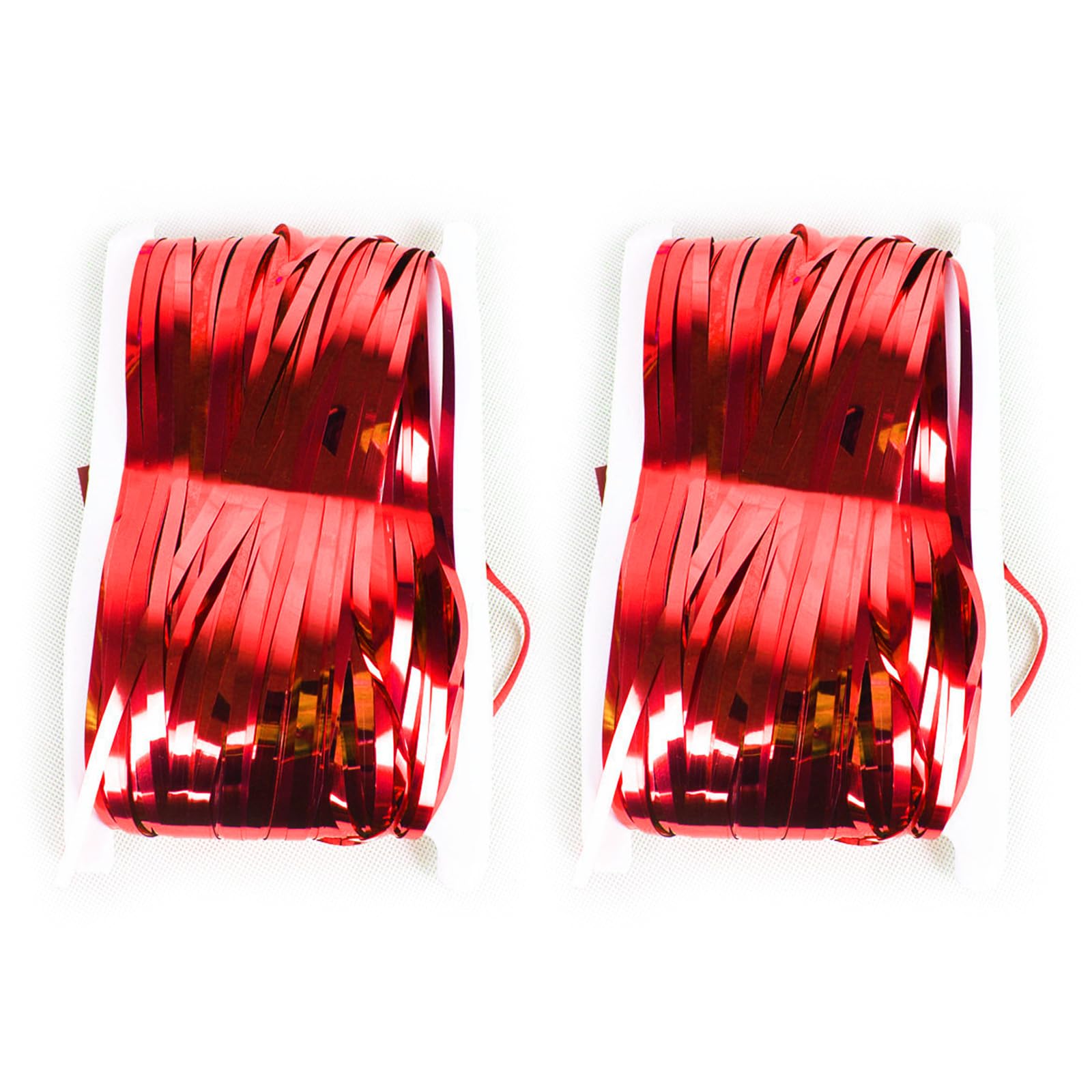Hsioluted 2Pcs Sparkling Tinsel Foil Fringes Curtain 3.28x6.56ft for Birthday Wedding Baby Showers Party Decoration Photography Party Decoration
