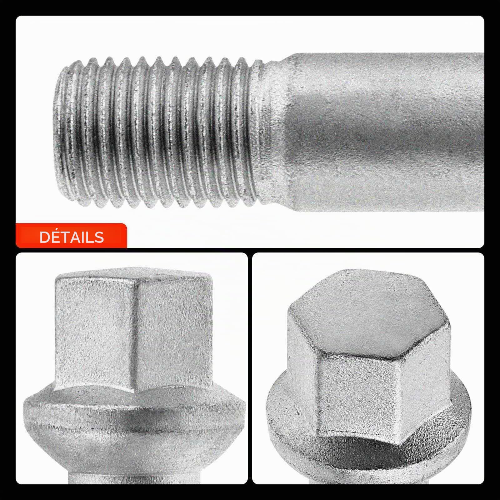 Frankberg 20x Boulon de roue Compatible avec Classe GLA X204 Classe R V251 W251 Classe M W164 Classe G W463 Classe GL X164 Remplacer# 0009905407