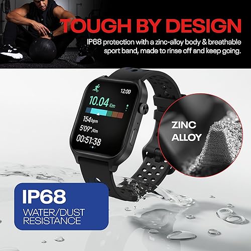 Miniatura 6 de Reebok Icon Smartwatch - Reloj inteligente de 10 días de duración de la batería, monitor de actividad física con monitor de frecuencia cardíaca,