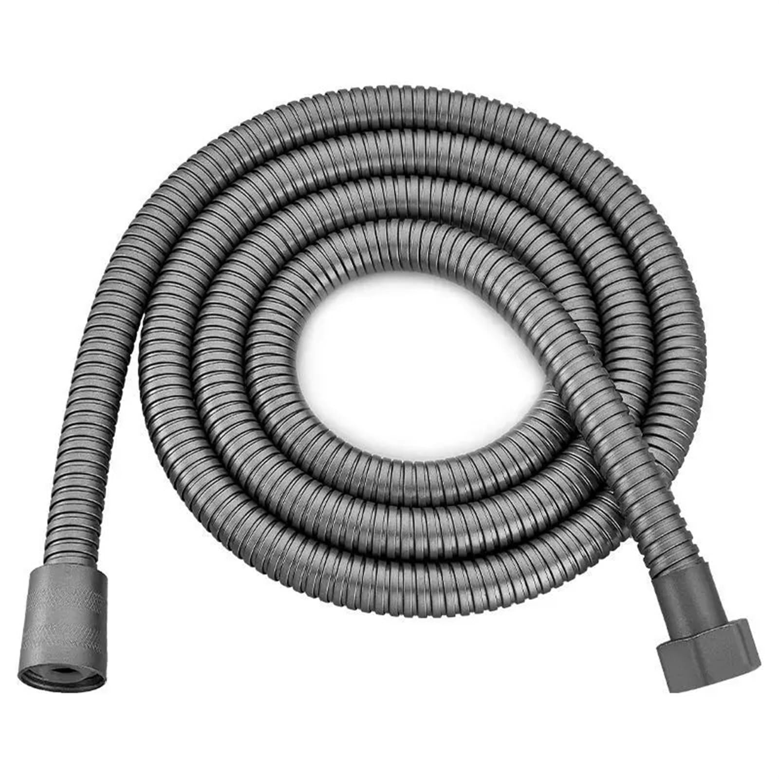Manguera de Ducha Manguera de Ducha de baño de Acero Inoxidable, Tubo de baño Suave, tubería de Agua de 1,5/2/3 Metros(Grey,3 Meter)