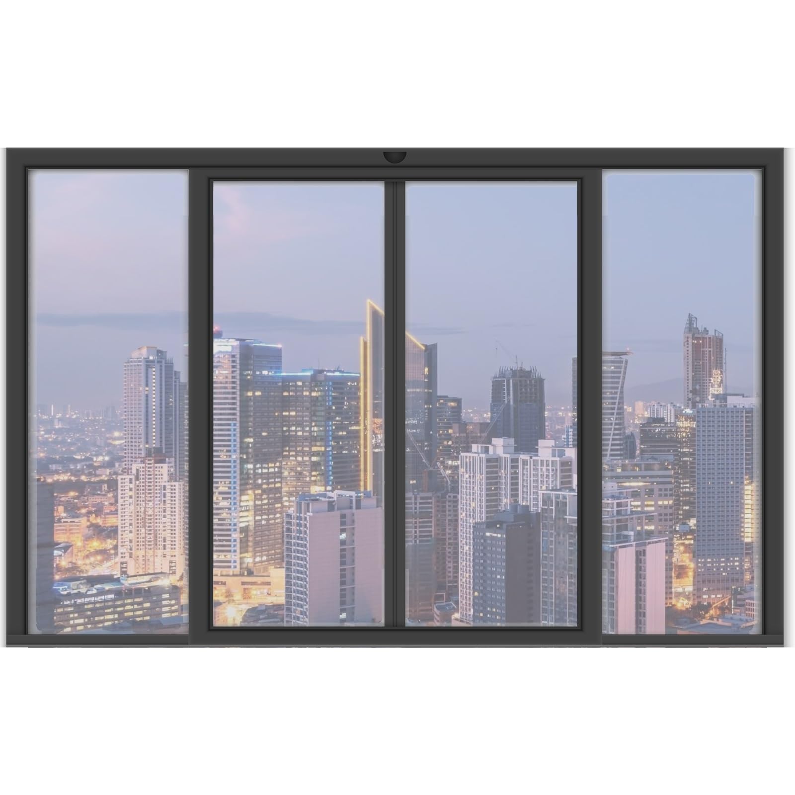 Fensterfolie Blickdicht 120 x 300 cm mit Uv-Schutz Und Hitzeschutz Fenster Sichtschutz Tönungsfolie Fenster Folie Blickschutz für Außen & Innen, Silber