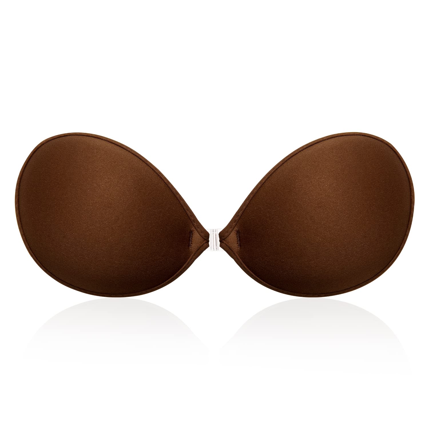 Wingslove Adhesive Bra Reusable Strapless Self Silicone Push-up Invisible Sticky Bras for Backless Dress
