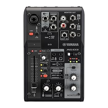 ジャンク品YAMAHA AG03MK2 本体のみ Amazon | ヤマハ AG03MK2 ブラック | DJミキサー | 楽器・音響機器