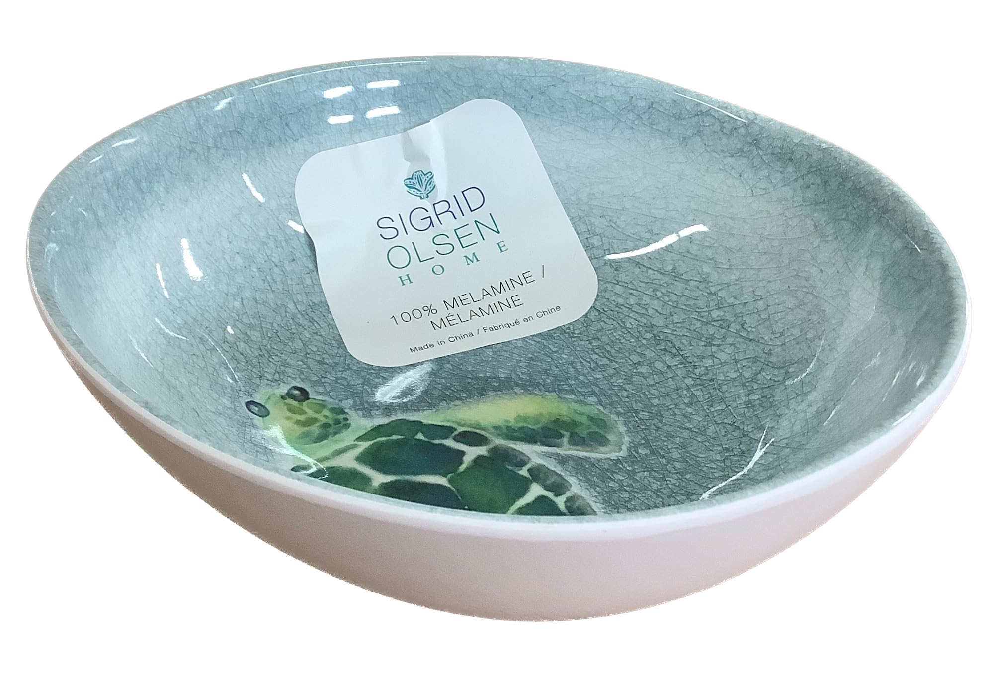 Amazon.com | Sigrid Olsen Home Melamine Bowl, Sea Turtle Design