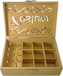 Caixa Costura, Caixa Para Costura, Monte Seu Kit Costura com essa Linda Caixa Organizadora em MDF Natural. Armazene Todos os Seus Itens de Costura, Como Agulhas, Linhas, Tesouras, Dedais e Botões.