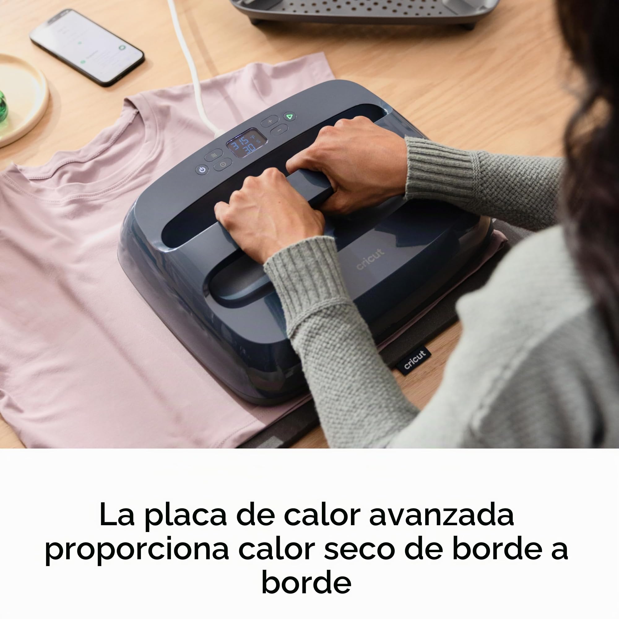 Cricut EasyPress SE - Prensa térmica de 30,5 cm x 25,4 cm - Máquina de transferencia de calor para camisetas, sudaderas, mantas, almohadas y más - fácil de usar - azul
