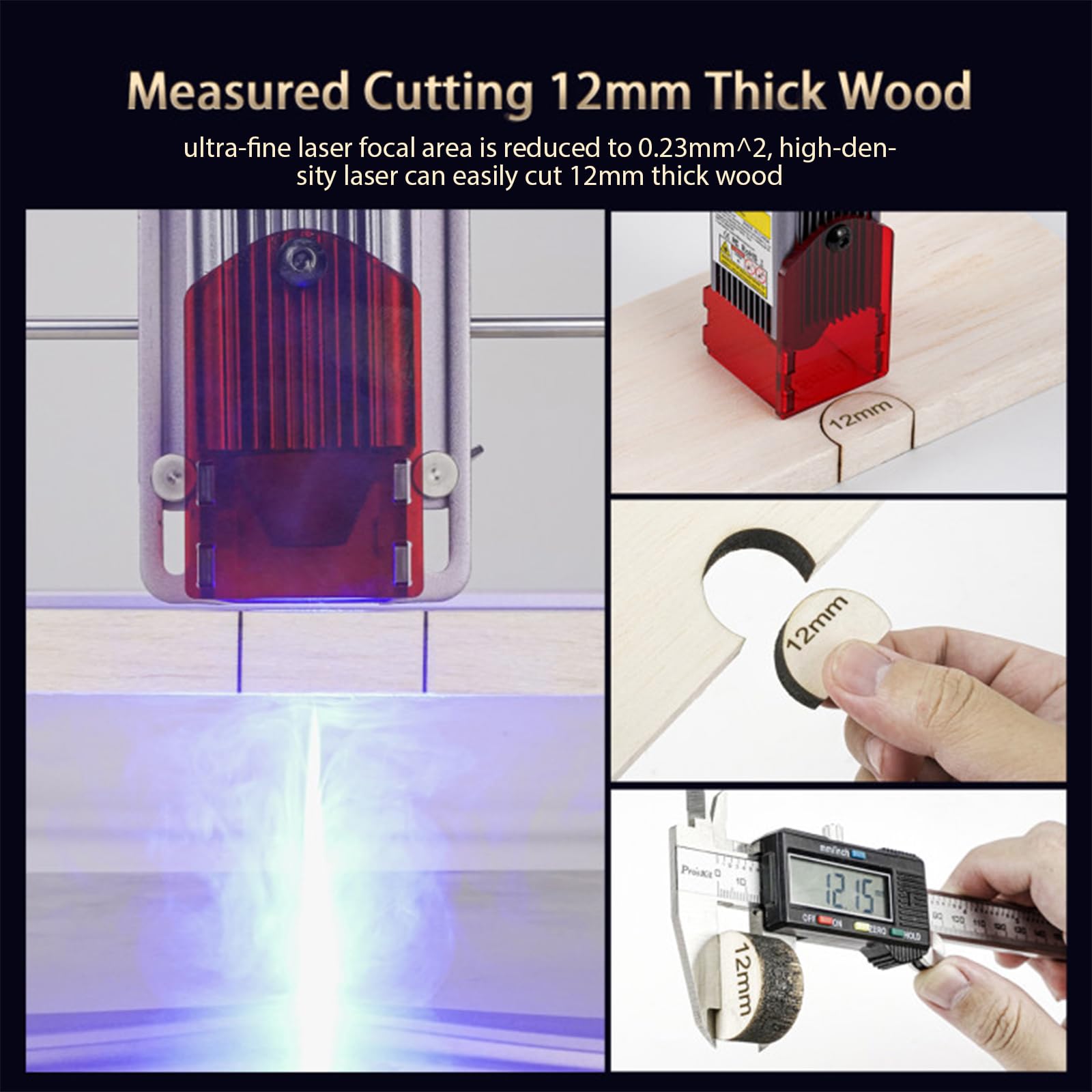 ATOMSTACK A5 Pro 40 W Laser graviermaschine, 5W Laser-Ausgangsleistung, Gravurfläche 410x400mm, 0,01 mm hochpräzise Laser Cutter, Graveur für Holz Metall DIY handgefertigt