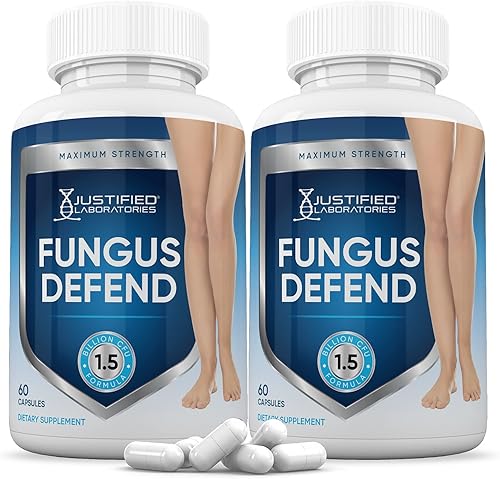 Justified Laboratories (2 unidades) Hongus Defender Pills 1.5 mil millones UFC probiótico 120 cápsulas