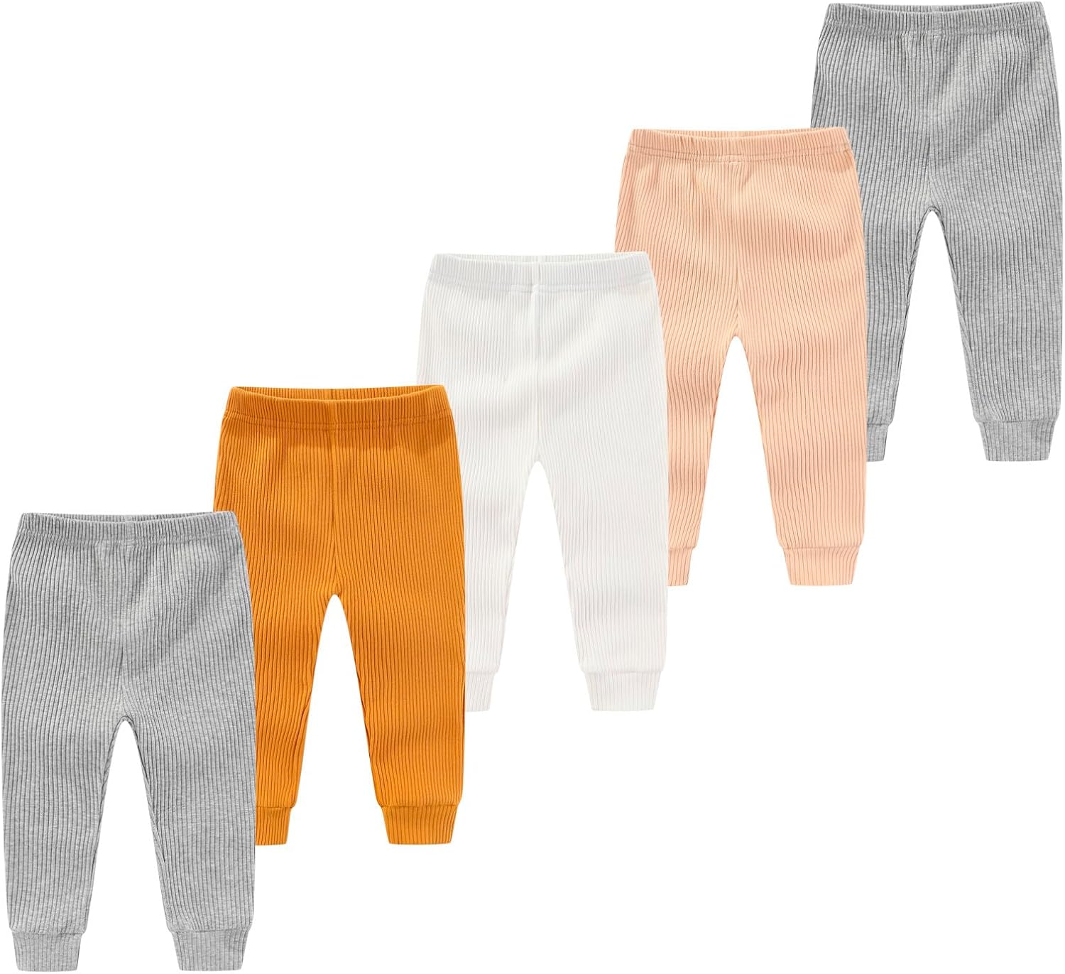 MAMIMAKA Newborn Baby Layette Gift Set 10-Piece Baby Boy Girl Short Sleeve Bodysuits with Pants Infant Outfit Essentials image 3