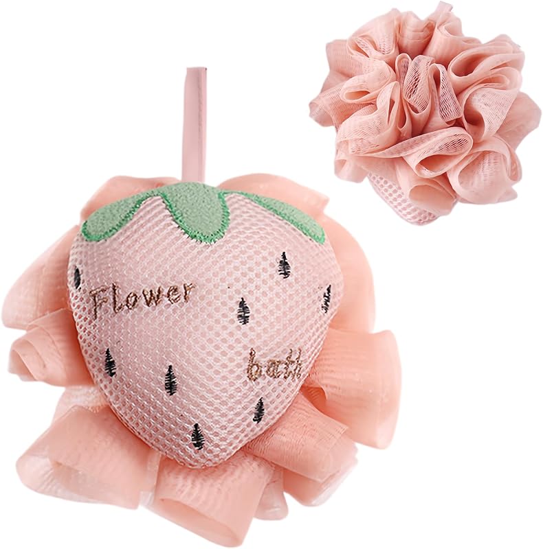 Bucha infantil de banho Taolivingmart com animal cartoon e cordão para pendurar