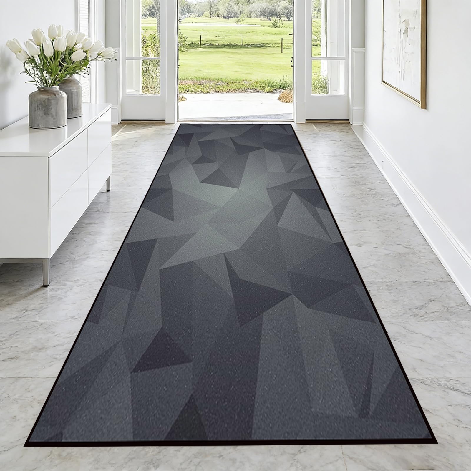 Amazon.co.jp: 廊下用カーペット 100 x 185 cm 滑り止め洗える-キズ