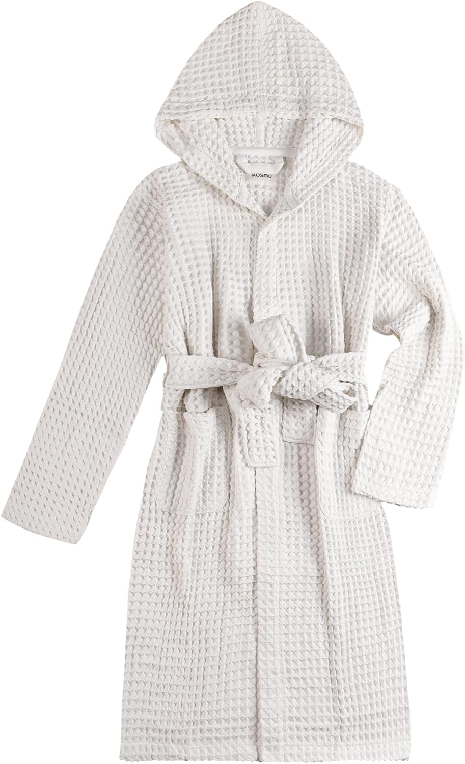 Luxury Organic Japanese Cotton Hotel & Spa Waffle Bathrobe for Men and Women (Hooded/Kimono)