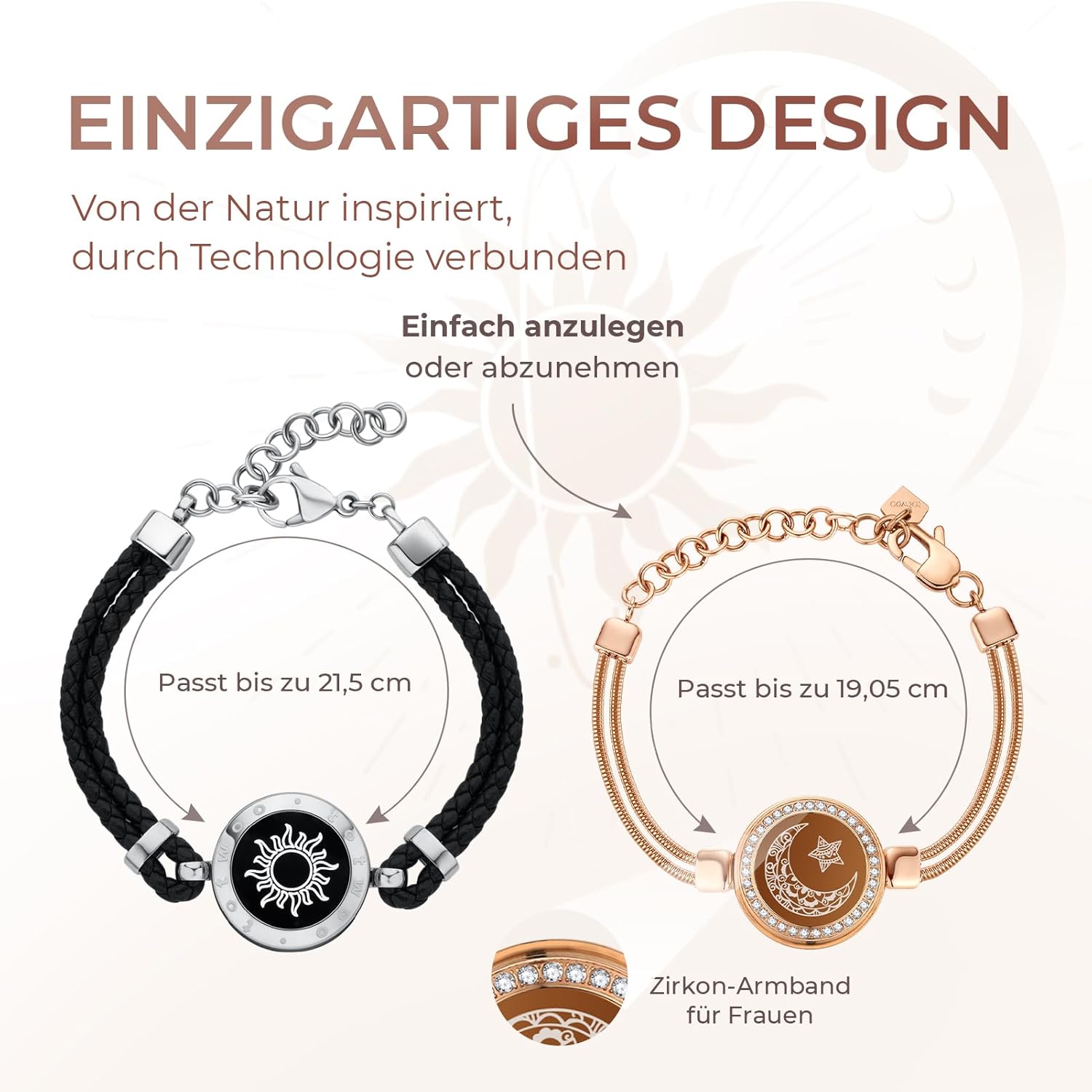 couple armbänder vibration Totwoo Long Distance Touch Bracelets for Couples-Candy Series, Vibration &  Light up for Love Couples Bracelets Relationship Gift